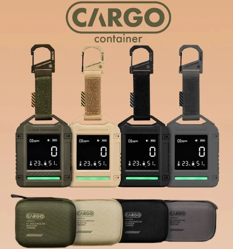 CARGO CONTAINER Safe CO Detector Portable Carbon Monoxide Alarm Camping Safety