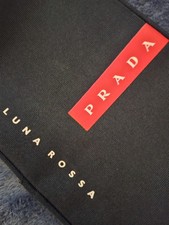 PRADA Luna Rossa Charcoal Black Travel Toiletry Bag