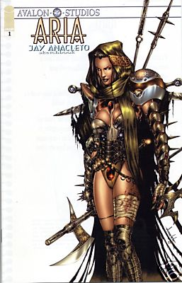 ARIA SKETCHBOOK 1999 VARIANT-COVER-EDITION   Avalon Studios/Image  JAY ANACLETO