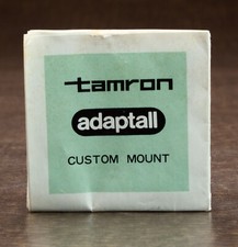 Tamron Adaptall Custom Mount Manual Instruction Guide