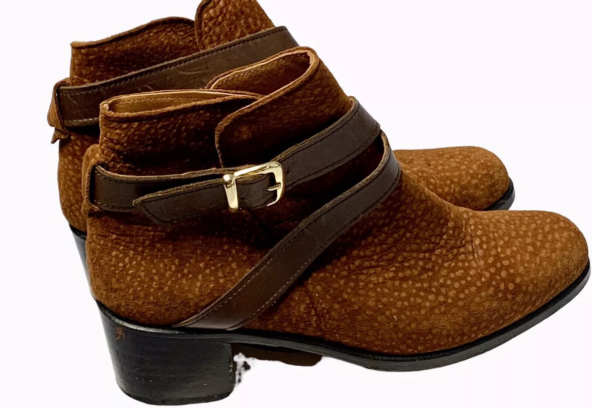 Vero Cuoio Boots Febo Argentina US 8.5 9 EU 39 RARE Leather Suede
