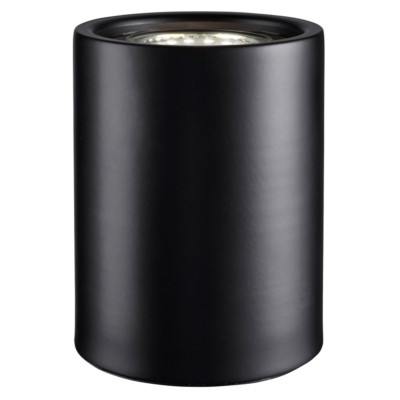 Kleine und moderne mattschwarze LED Tisch-/Stehlampe Upplighter von Happy Hom...