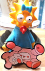 Vintage The Simpsons Burger King 1990 Promo Plush Dolls Complete Family Set Of 5 — photo 9