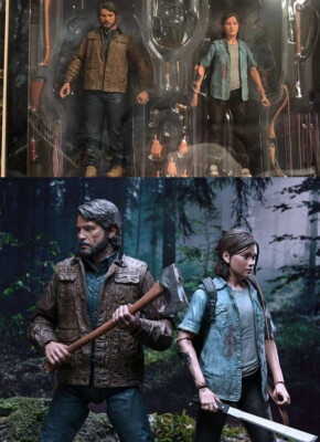 NECA The Last Joel Ellie 1/12 Action Figure In Stock NEW | eBay