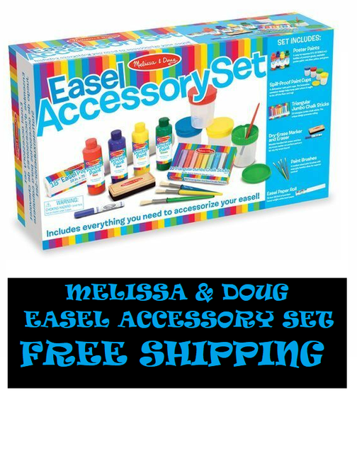 melissa and doug easel accessory set