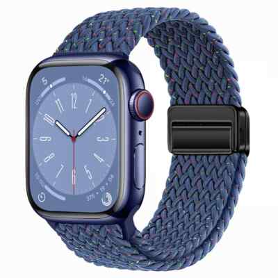 Magnetic Nylon Loop Strap 49mm For Apple Watch Series 10 9 8 7 6 5 Ultra 2 SE