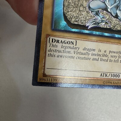 YuGiOh - Blue-Eyes White Dragon YSKR-EN001 Ultimate Rare 1st