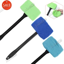 Car Windshield Cleaning Tool, Microfiber Auto Window Cleaner Set with 3