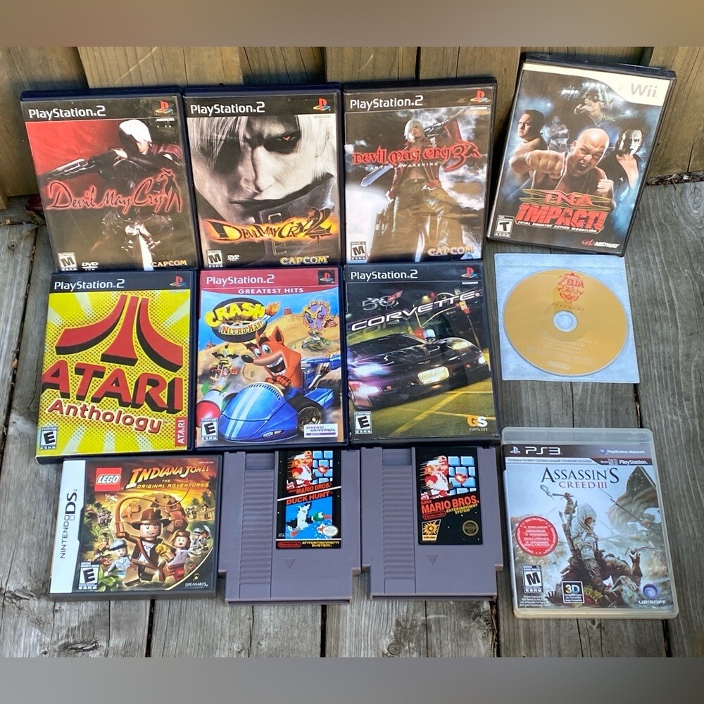 Nintendo Used Ps3 Games Huge Video Game Lot NES, PS2, WII