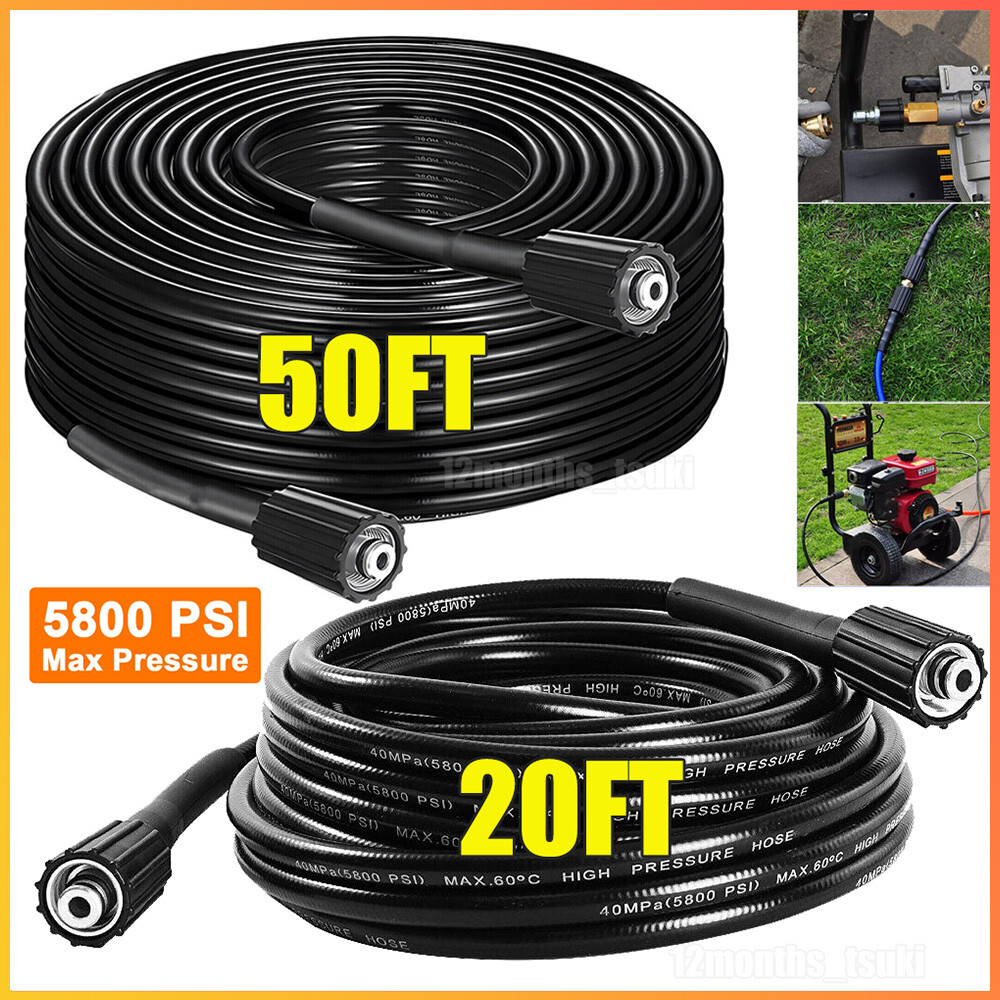 High Pressure Washer Hose Heavy Duty M22 Jet Power Washer Ho