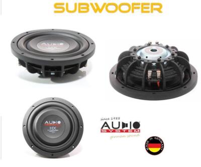 B-Ware Audio System HX10 FLAT EVO Subwoofer HX-SERIES 25cm (10 ) Woofer