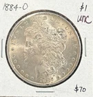 1884o - US Morgan Silver Dollar - Uncirculated