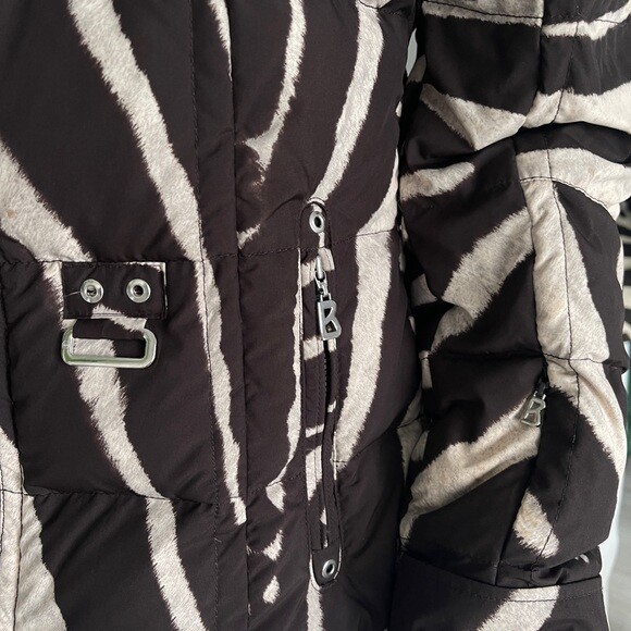 Bogner Ski jacket zebra print excellent condition US