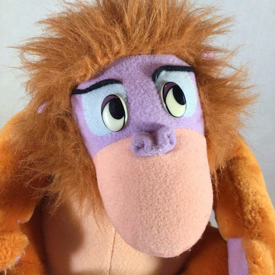 Walt Disney винтажный аплодисменты джунглей книга король Луи 7» сидящий орангутан плюшевый редкая - Изображение 3 из 4