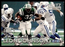 1999 Fleer Tradition Blitz Collection Leon Johnson New York Jets #184