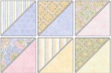 Stampin' Up TEA PARTY Designer Series Paper - 12 6x6 Sheets
