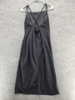 She Sky Dress Womens Medium Sleeveless Black Midi | eBay