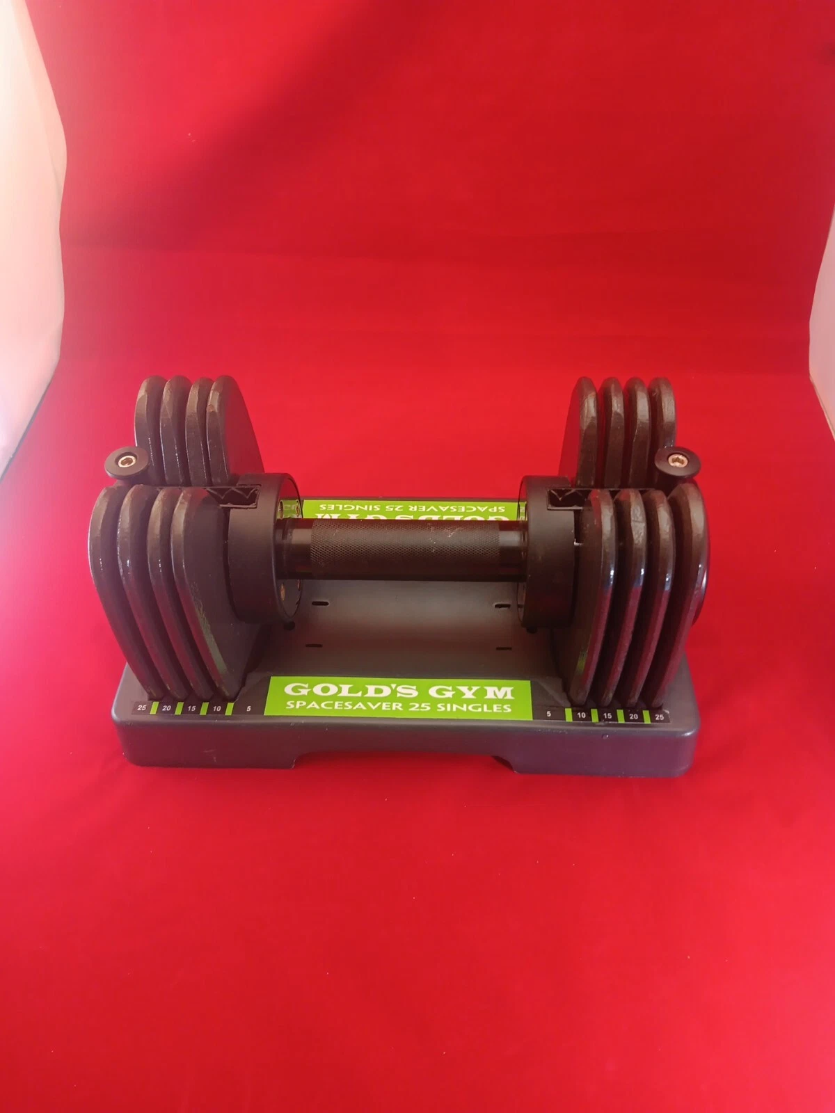 DUMBBELLS GOLD'S GYM SPACESAVER 25 lbs SINGLES
Opens in a new window or tab