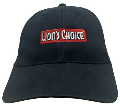 Lions Choice Roast Beef Sandwich Au Jus Ice Cream Cone Black Baseball Cap