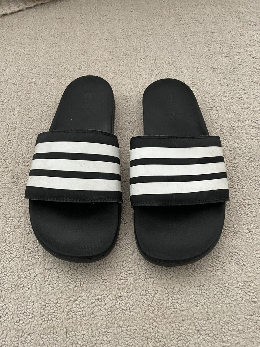 Men\'s Black Slide Sandals US 9 adidas Adilette Comfort Men main image 3