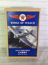 ERTL Wings of Texaco 1932 Northrop Gamma Airplane Replica Die Cast Coin Bank NEW