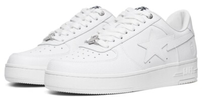 BAPE STA WHITE A BATHING APE Shoes 1K70-191-334 | eBay