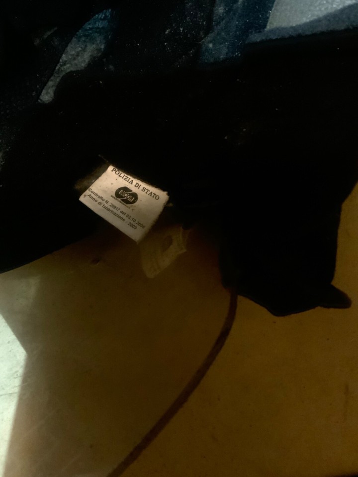 Italian Military Police Anti Riot Helmet Face Shield Visor Shell ...