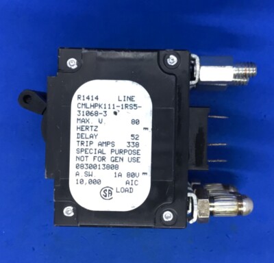Sensata Airpax CMLHPK111-1RS5-31068-3 250 amp 80v circuit breaker 830013808