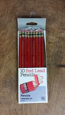 Rare Red Lead Vintage NOS Empire wood Pencils Made in USA Art Drafting Drawing