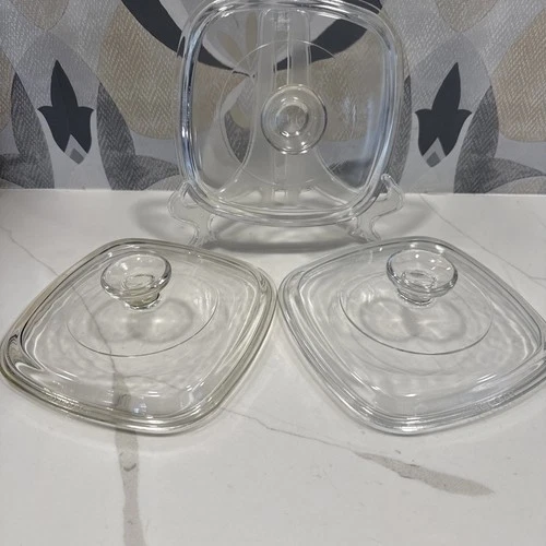 Corning Ware Replacement Clear Lid Pyrex A-7-C Casserole LID ONLY FREE USA SHIP