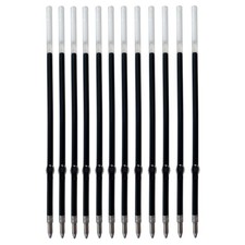 Pack of 12 Gel Ink Refill for Retractable Pens, Medium Tip Point 0.7mm, Black...