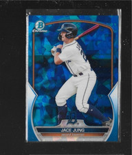 2023 Bowman Chrome #BCP-215 Jace Jung Sapphire Detroit Tigers