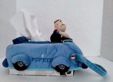 Popeye the Sailor Man Plush Tissue Box Cover
