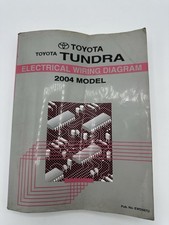 Toyota Tundra Electrical Wiring Diagram Manual 2004 OEM Factory Service EWD567U