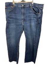 Levi  s Vintage Jeans Mens 505 Blue Regular Fit straight Leg ,W42 Inch /L26 Inch
