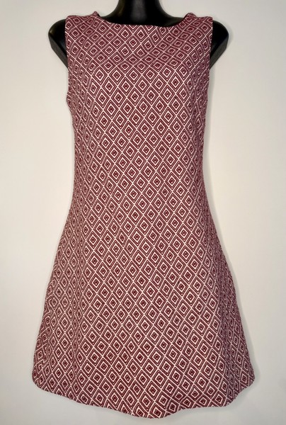 Princess Highway Geometric Print Mini Shift Dress Mod Sleeveless AU 8