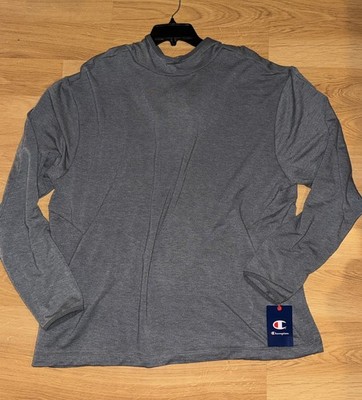 New Champion Weekender Hoodie XL Cool Slate Soft Stretch Pullover Hooded Grey