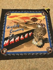 Vintage Harley-Davidson Bandana Handkerchief Eagle "Harley Country" Desert