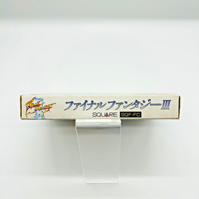 Final Fantasy3 1990 Box Manual Nintendo Famicom NSE Japan Vintage Game