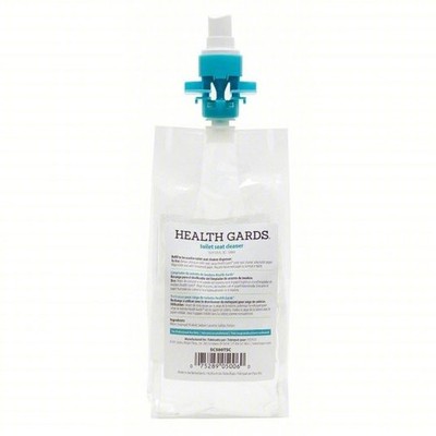 HEALTH GARDS SC500TSC, Toilet Seat Cleaner, 500mL, Refill, PK12 54XX47