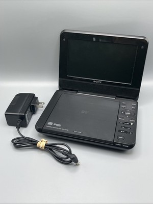 Sony DVP-FX780 7'' Portable DVD Player Black Rechargeable Battery w/ Charger