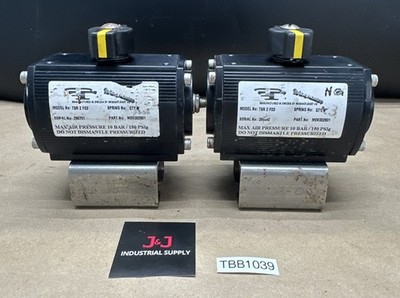 (2) MEKANOTJANST AB TruTorq TSR 2 F03 Pneumatic Actuator MEK002801 || WARRANTY