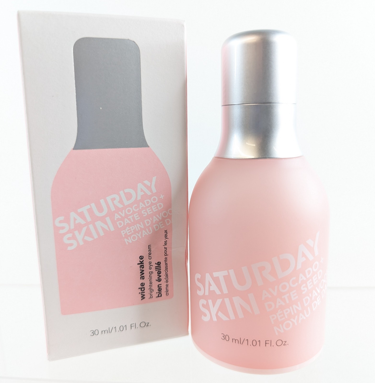 SATURDAY SKIN Wide Awake Brightening Eye Cream Full Size 1.01 fl oz K-Beauty New