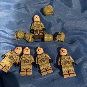 Lego Star Wars Kashyyyk Clone Trooper Minifigure Lot Of  5 41st Elite Corps Camo