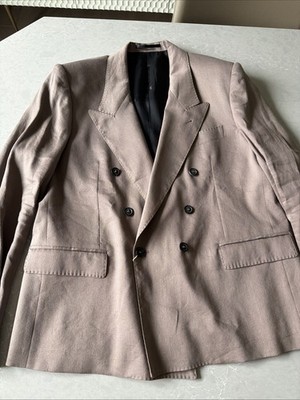 Mauro Grifoni Linen blend Men s Blazer Size 52IT 42 US Made In Italy