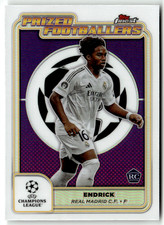 Topps Finest Champions League 2025 No. PF-16 Endrick Rookie Prized Footballers