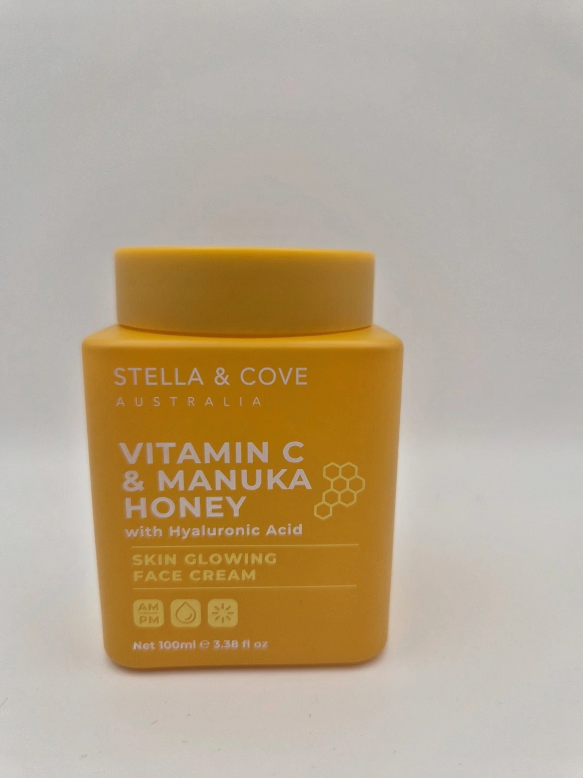 Stella & Cove Vitamin C With Manuka Honey & Hyaluronic Acid Face Cream 3.38 oz