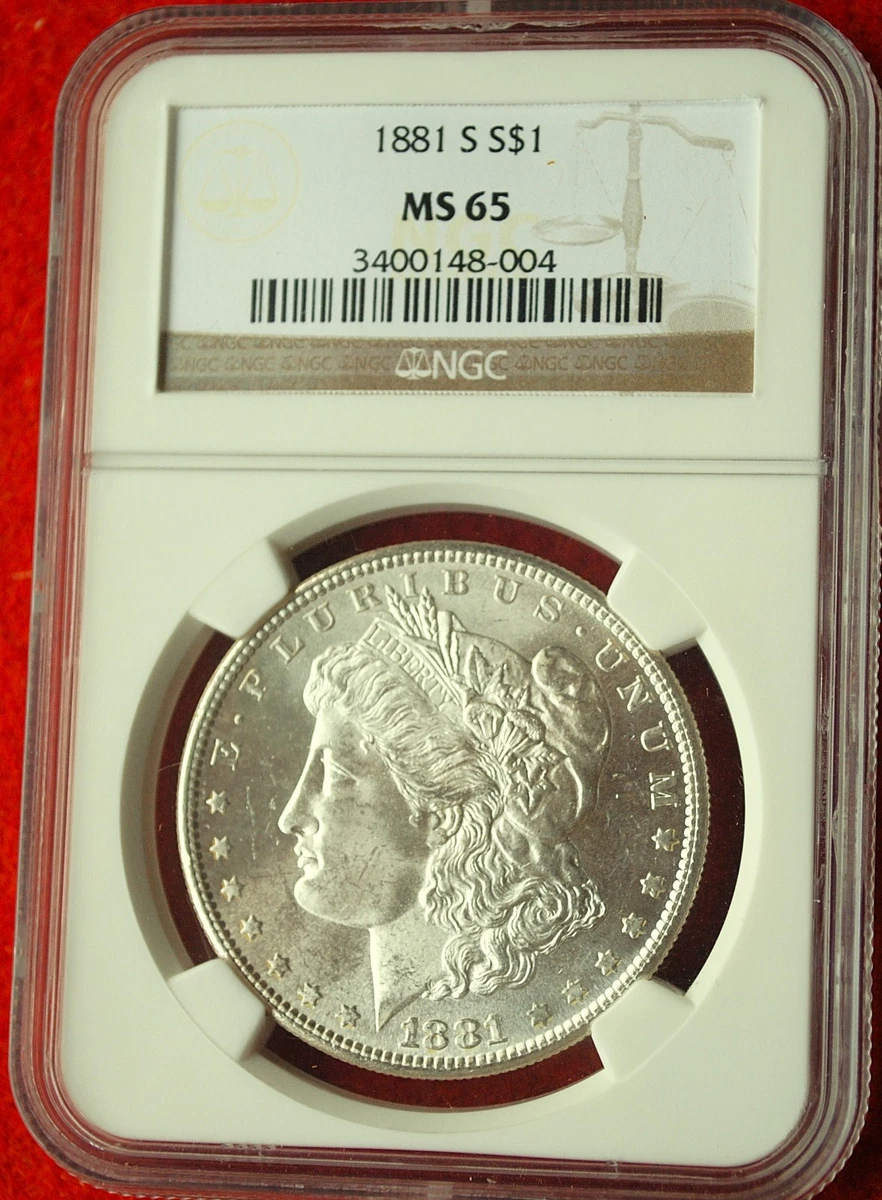 NGC 1881 Year Grade MS 65 Morgan Dollars (1878-1921) for sale | eBay