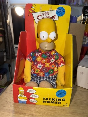Vintage 1998 Vivid Imaginations The Simpsons sprechender Homer Simpson Puppe