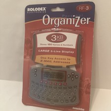 NEW Vintage Rolodex Electronics Personal Organizer RF-3 Franklin New In Package